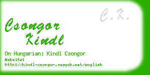 csongor kindl business card